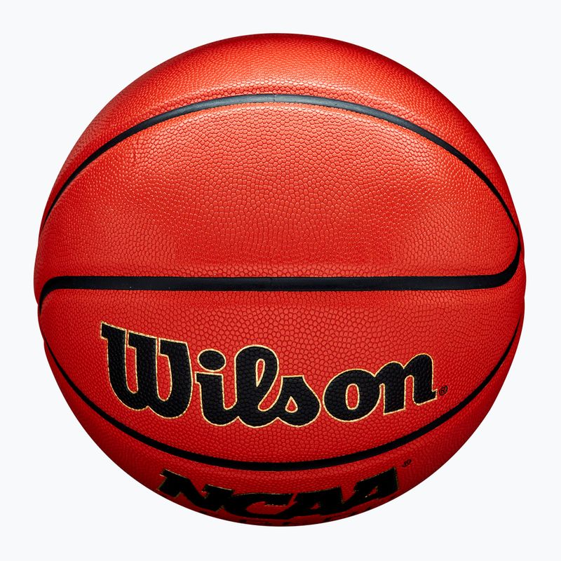 Basketbalová lopta Wilson NCAA Legend orange/black veľkosť 7 5