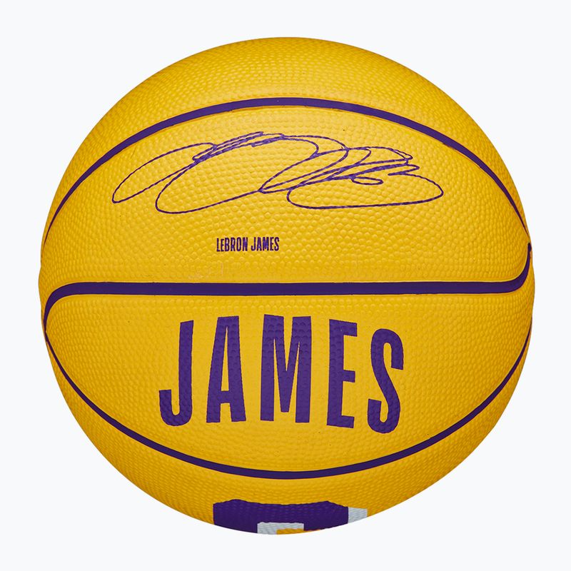 Wilson NBA Player Icon Mini Lebron basketbal WZ4007201XB3 veľkosť 3