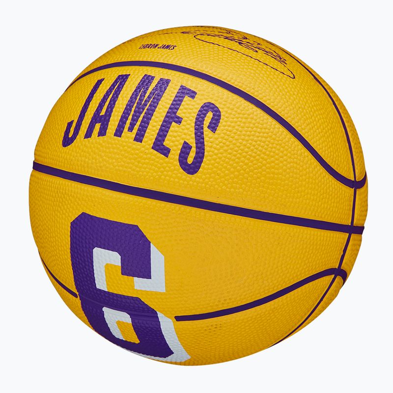 Wilson NBA Player Icon Mini Lebron basketbal WZ4007201XB3 veľkosť 3 4
