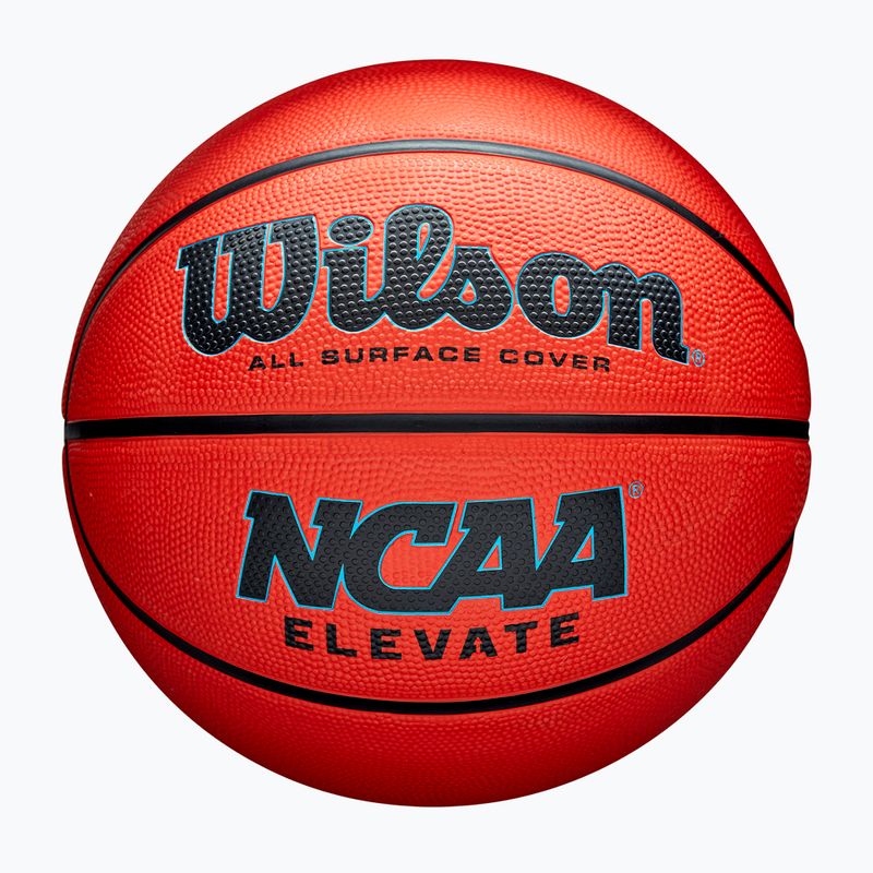 Basketbalová lopta detská Wilson NCAA Elevate orange/black veľkosť 5