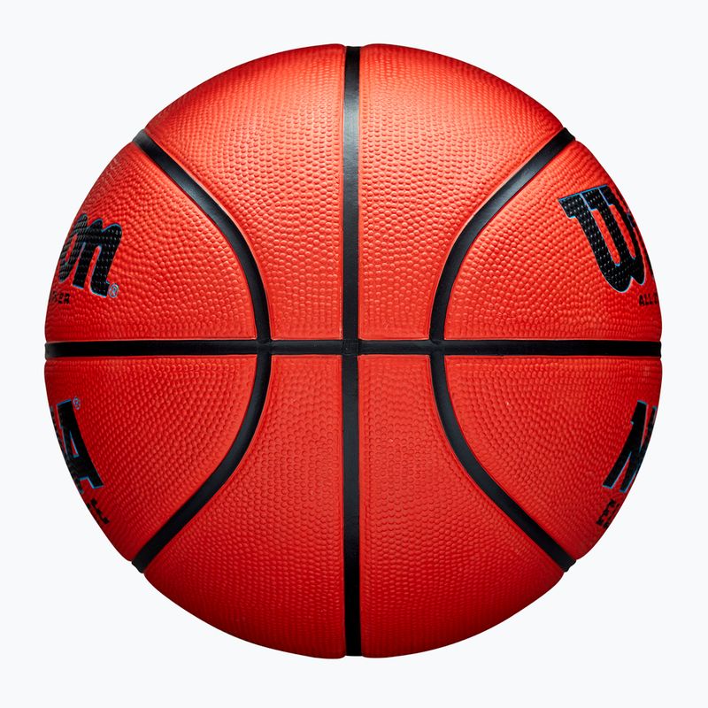 Basketbalová lopta detská Wilson NCAA Elevate orange/black veľkosť 5 6