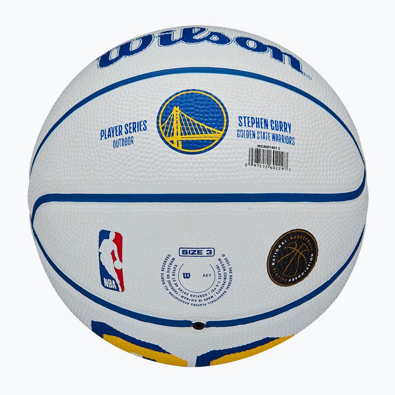 Wilson NBA Player Icon Mini Curry basketbal WZ4007401XB3 veľkosť 3 6