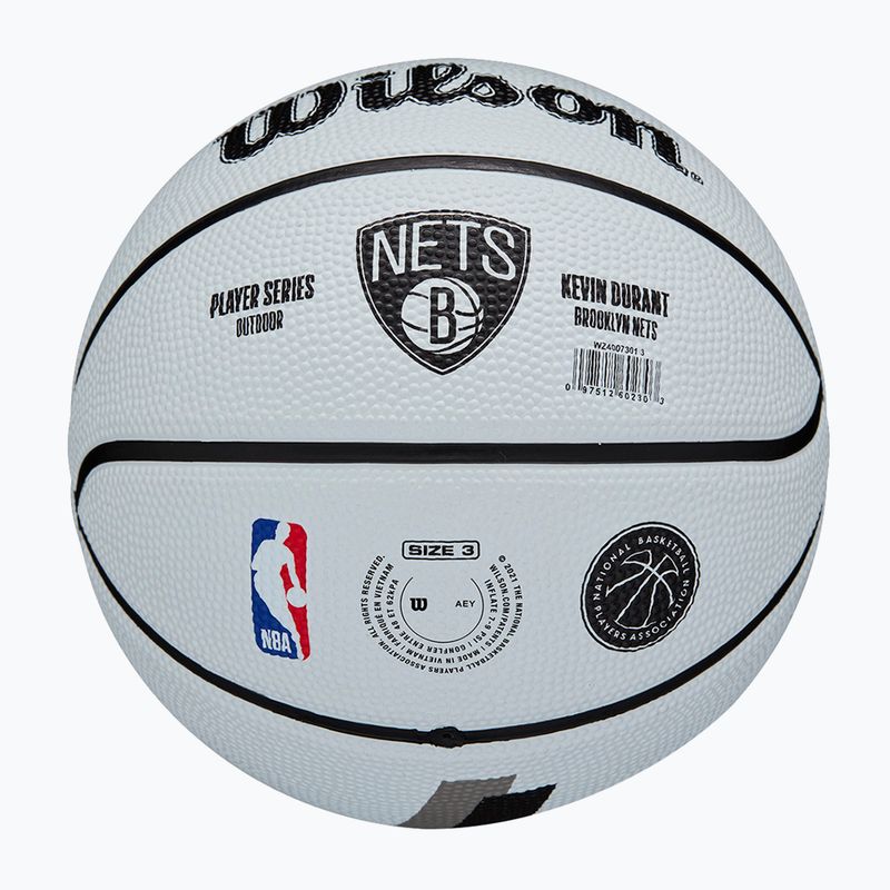 Wilson NBA Player Icon Mini Durant basketbal WZ4007301XB3 veľkosť 3 6