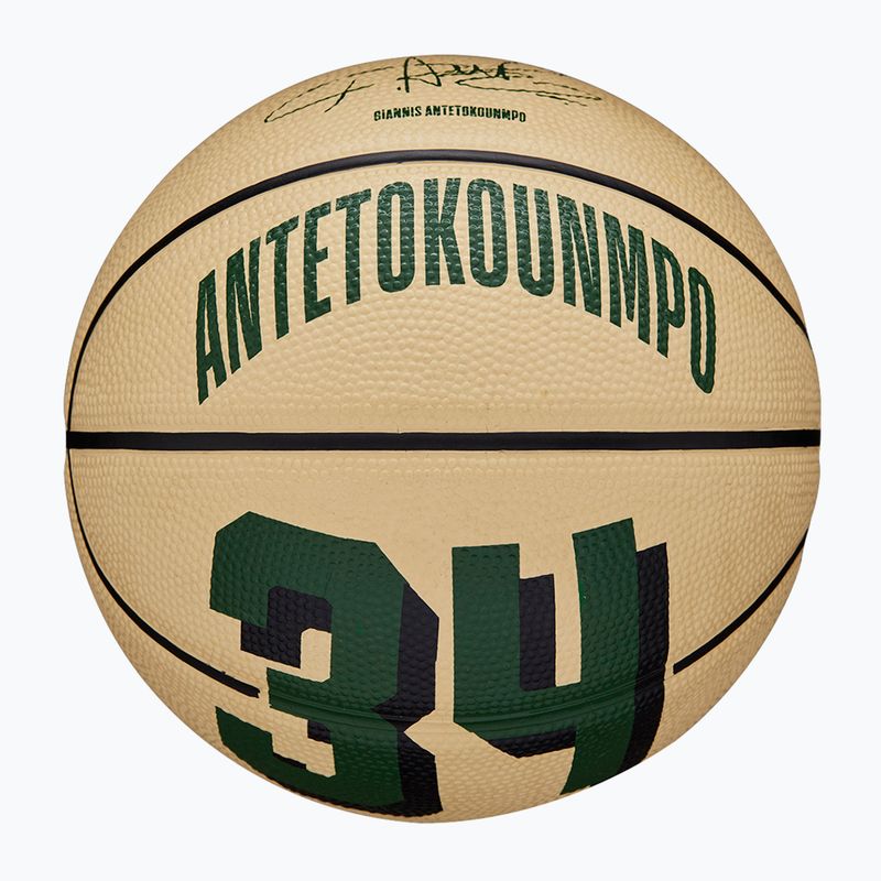 Wilson NBA Player Icon Mini Giannis basketbal WZ4007501XB3 veľkosť 3 2