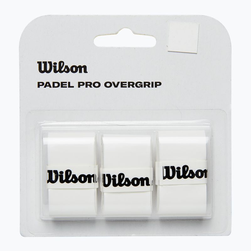 Wilson Padel Pro Overgrip omotávka na rakety 3 ks biele. 2