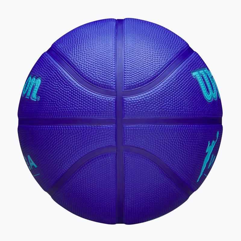 Basketbalová lopta Wilson WNBA DRV modrá/tyrkysová veľkosť 6 6