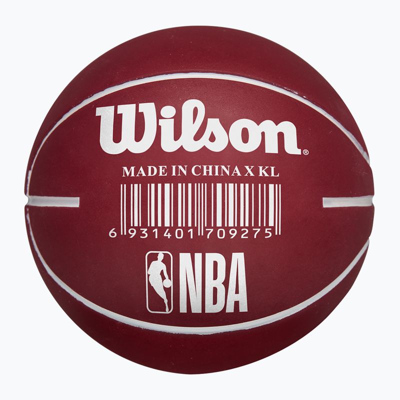 Basketbalová lopta Wilson NBA Team Dribbler Cleveland Cavaliers brown veľkosť 7