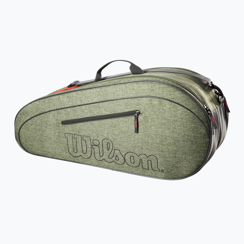 Tenisová taška Wilson Team 6Pk heather green