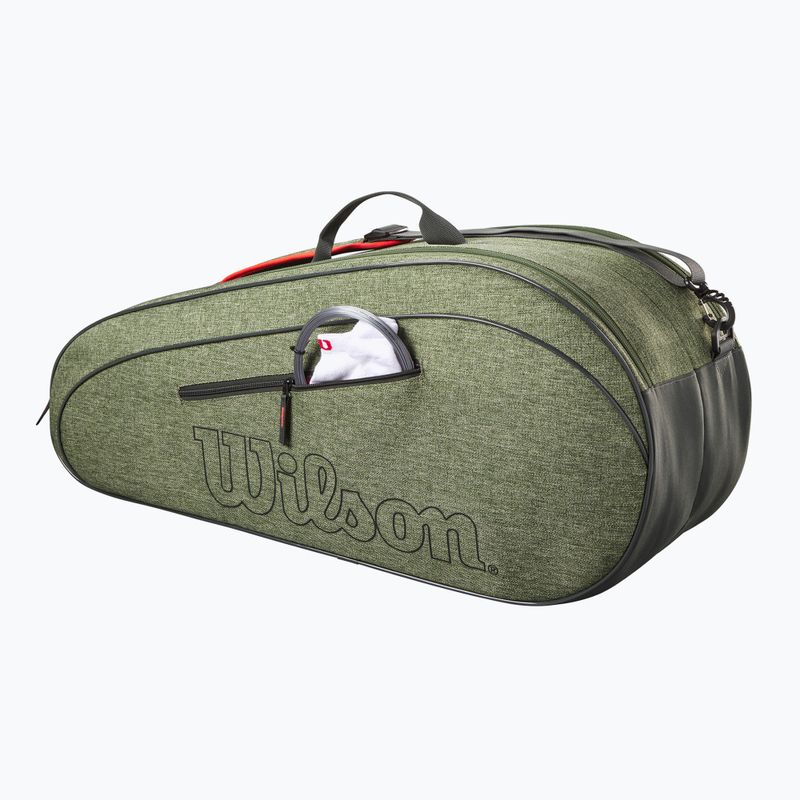 Tenisová taška Wilson Team 6Pk heather green 3