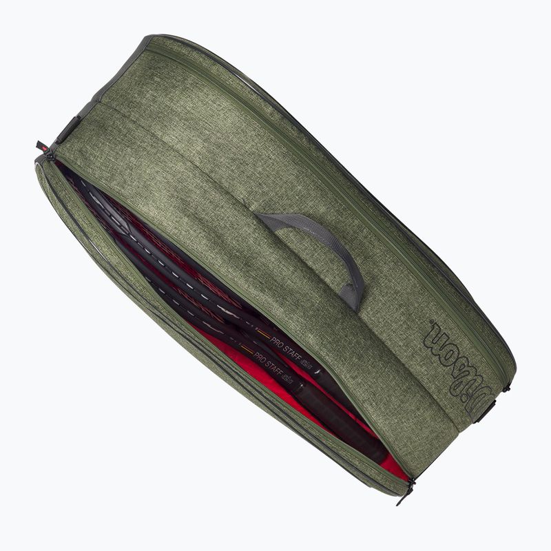 Tenisová taška Wilson Team 6Pk heather green 4