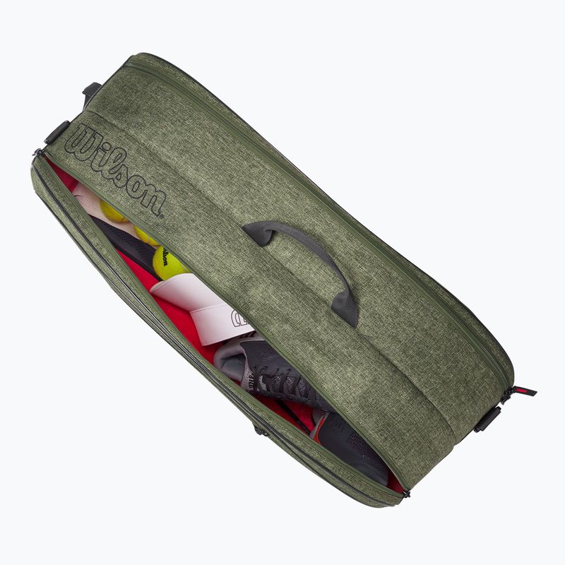 Tenisová taška Wilson Team 6Pk heather green 5