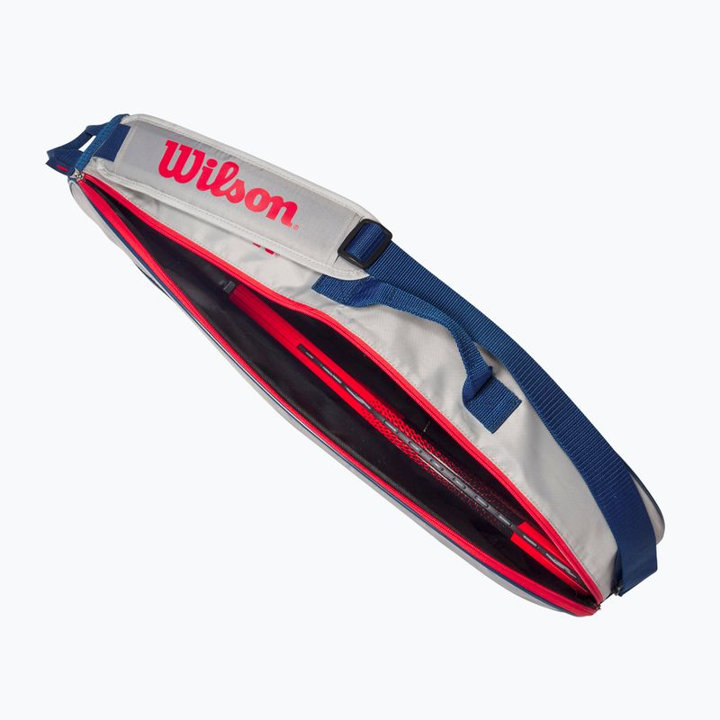 Wilson Junior 3 Pack detská tenisová taška sivá WR8023901001 3