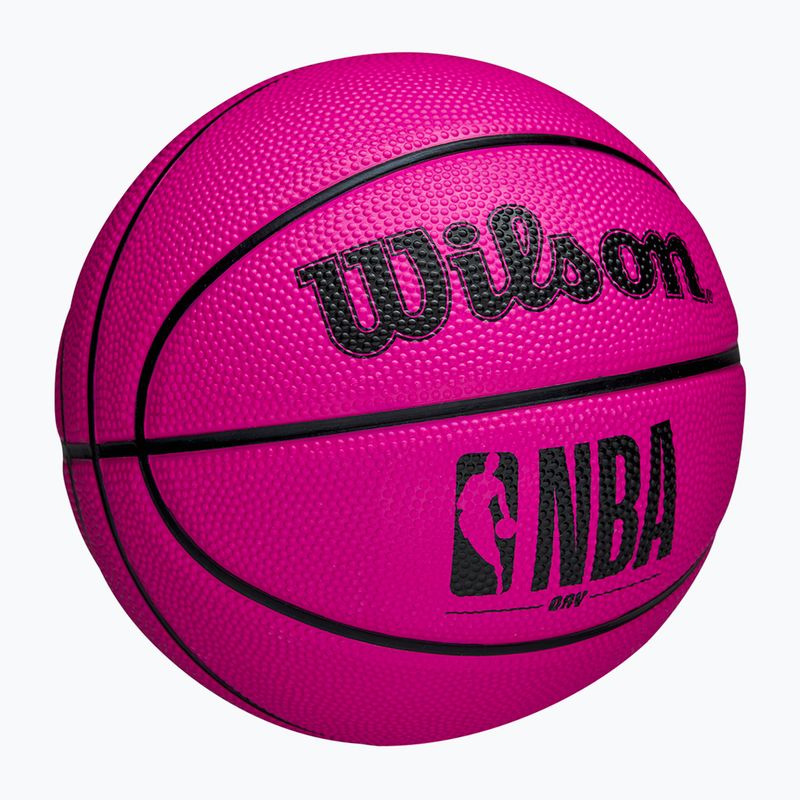 Basketbalová lopta detská Wilson DRV Mini pink veľkosť 3 2