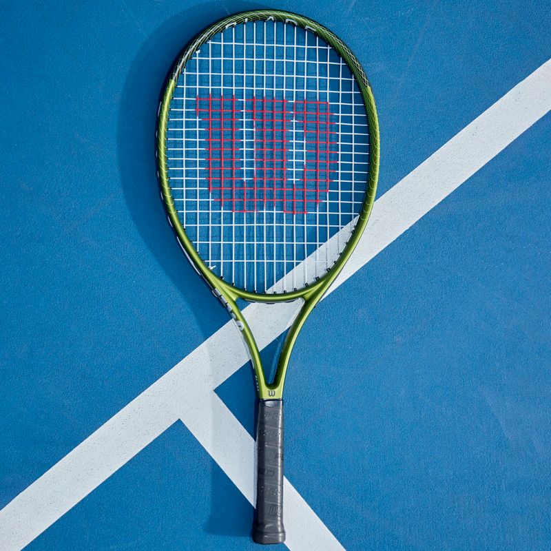 Detská tenisová raketa Wilson Blade Feel Comp 26 green WR125210U 8