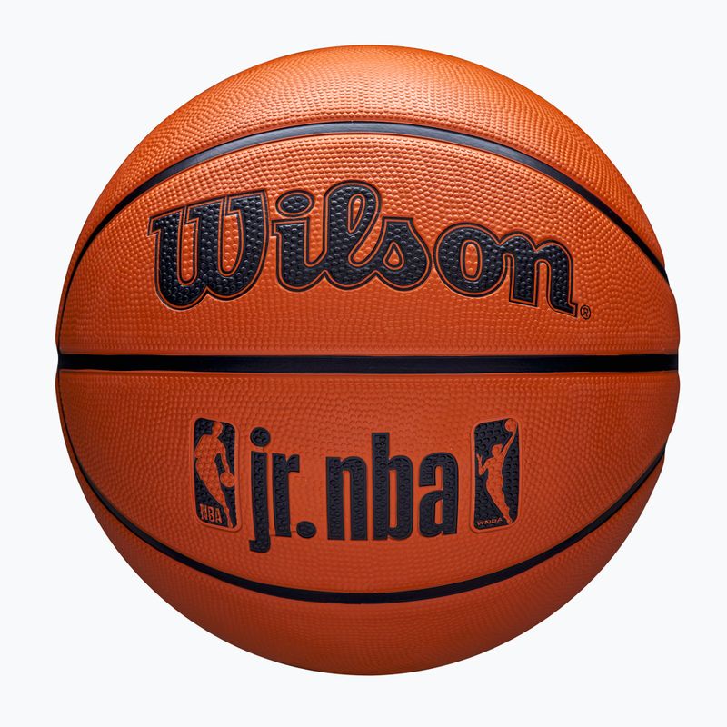 Basketbalová lopta detská Wilson NBA JR Drv Fam Logo brown veľkosť 5