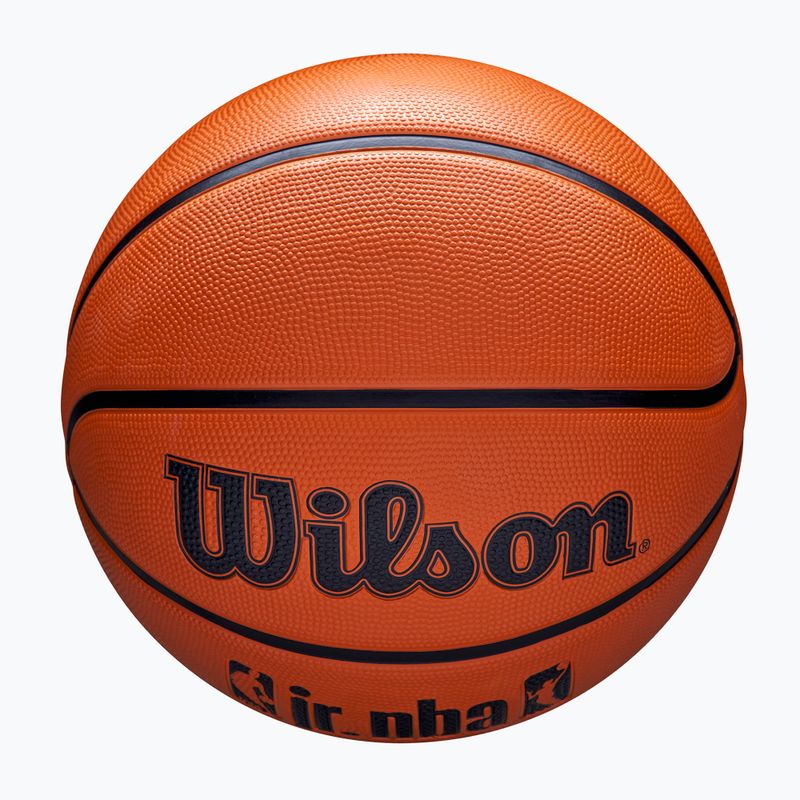 Basketbalová lopta detská Wilson NBA JR Drv Fam Logo brown veľkosť 5 4