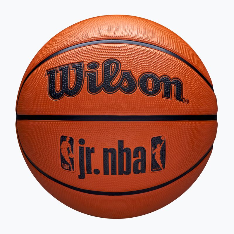Basketbalová lopta detská Wilson NBA JR Drv Fam Logo brown veľkosť 4