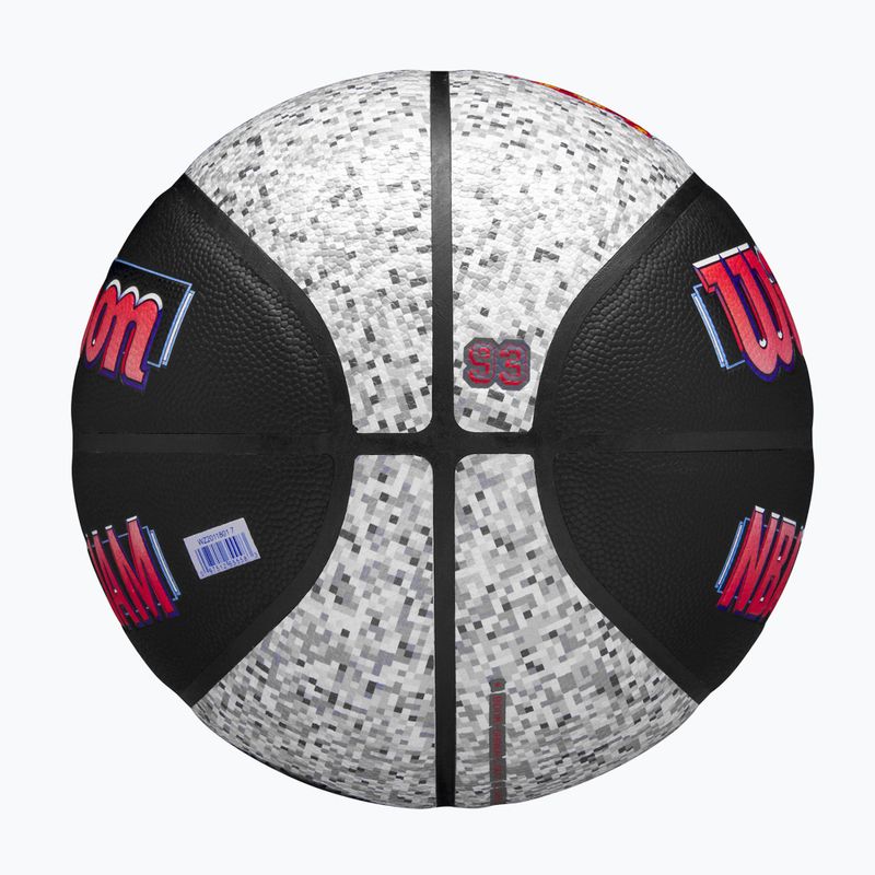 Basketbalová lopta Wilson NBA Jam Indoor Outdoor black/grey veľkosť 7 6