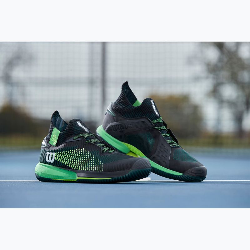 Pánska tenisová obuv Wilson Kaos Rapide STF black/green 7