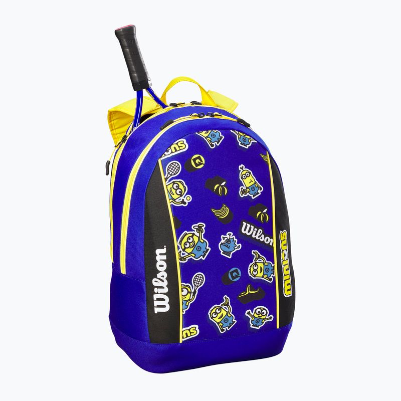 Detský tenisový batoh Wilson Minions V3.0 Tour JR modrý WR8025701001 3