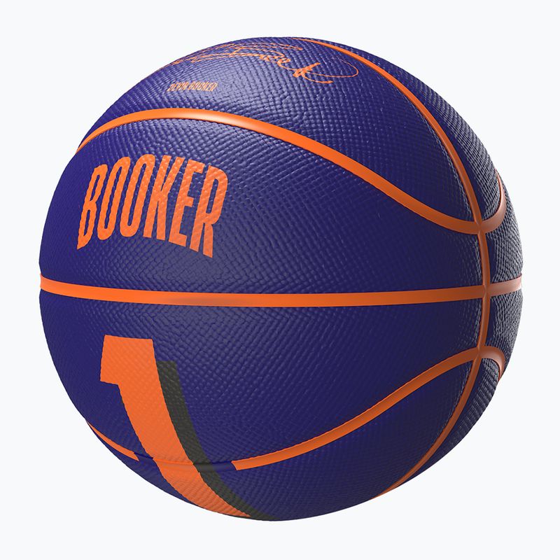 Basketbalová lopta detská Wilson NBA Player Icon Mini Booker navy veľkosť 3 3