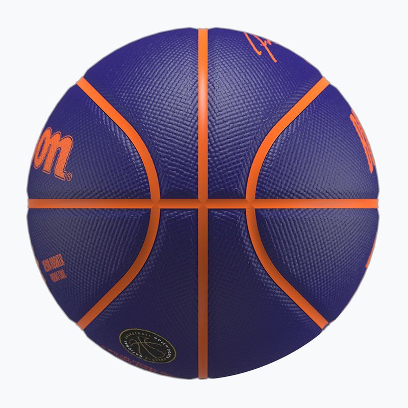 Basketbalová lopta detská Wilson NBA Player Icon Mini Booker navy veľkosť 3 6
