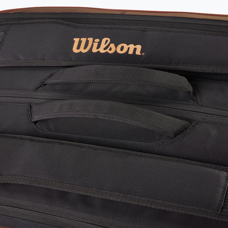 Wilson Super Tour 15Pk Pro Staff Tenisová taška V14.0 hnedá WR8021901001 5