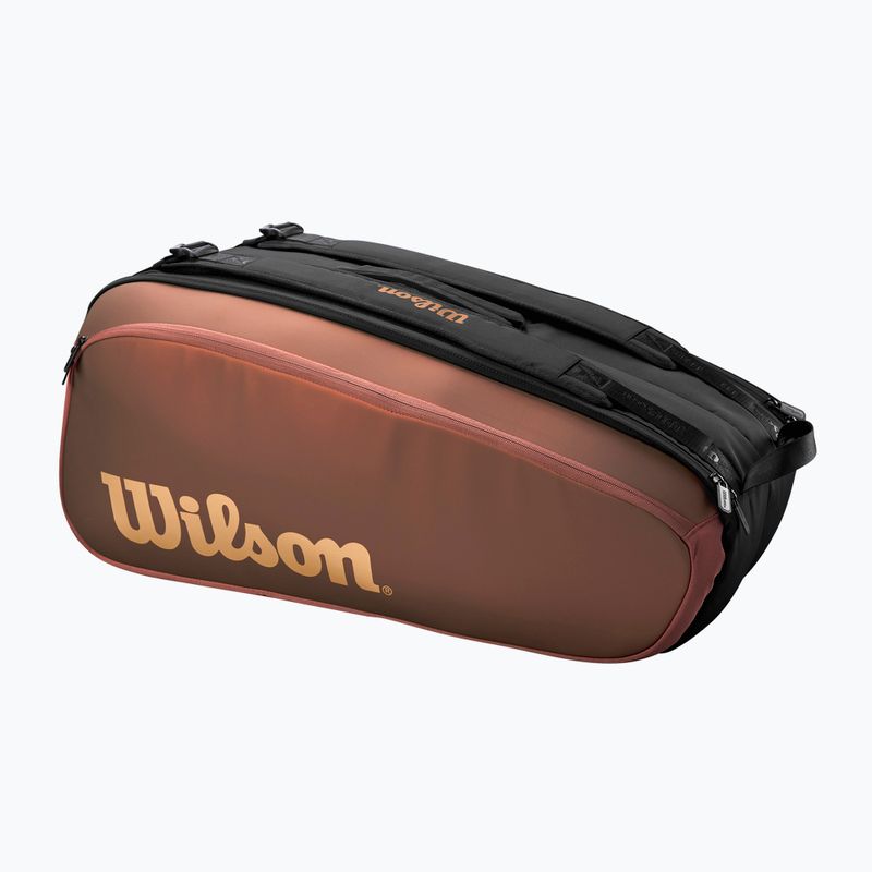 Wilson Super Tour Pro Staff Tenisová taška V14 9Pk hnedá WR8024501001