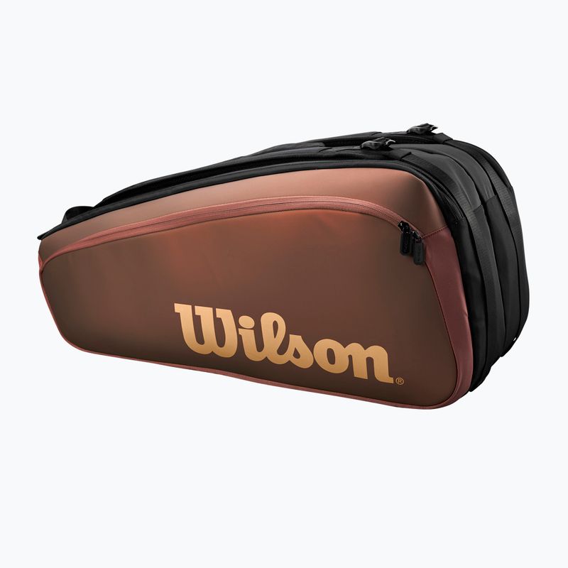 Wilson Super Tour Pro Staff Tenisová taška V14 9Pk hnedá WR8024501001 2