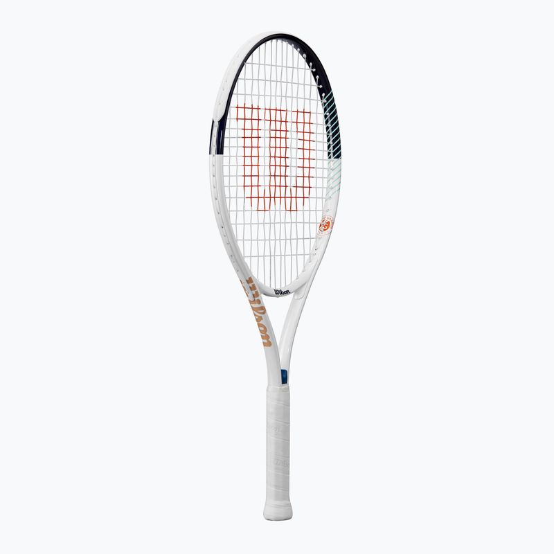 Detská tenisová raketa Wilson Roland Garros Elite 25 white/navy 2
