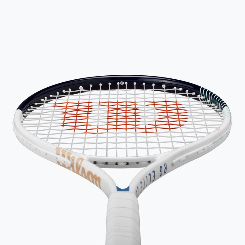 Detská tenisová raketa Wilson Roland Garros Elite 25 white/navy 4
