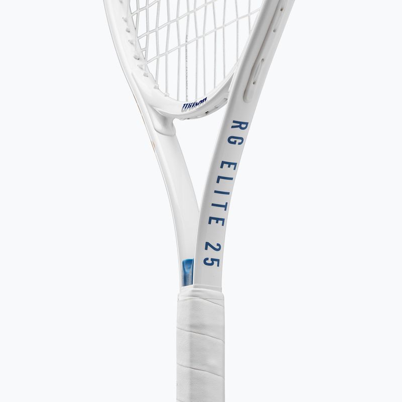 Detská tenisová raketa Wilson Roland Garros Elite 25 white/navy 6