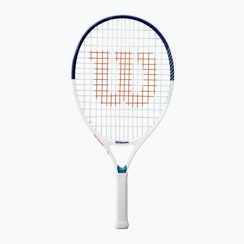 Detská tenisová raketa Wilson Roland Garros Elite 21 white/navy