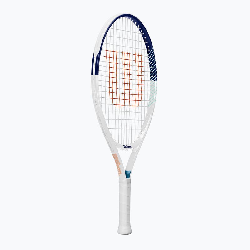 Detská tenisová raketa Wilson Roland Garros Elite 21 white/navy 2