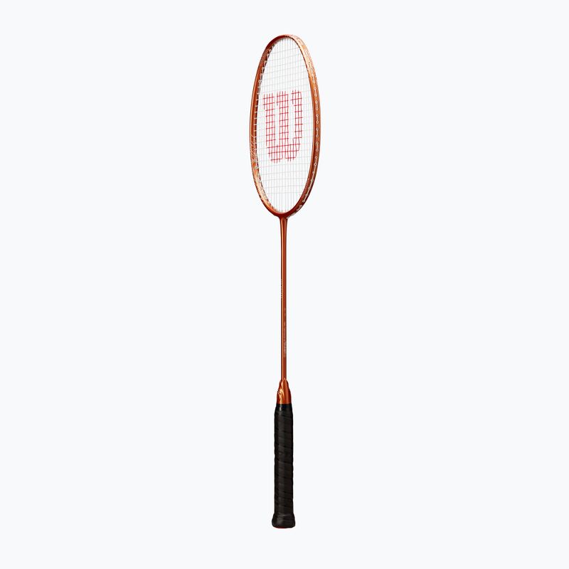 Bedmintonová raketa Wilson Vertex 300 bronze/white 3