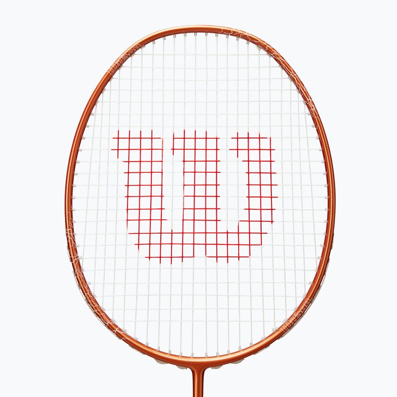 Bedmintonová raketa Wilson Vertex 300 bronze/white 4