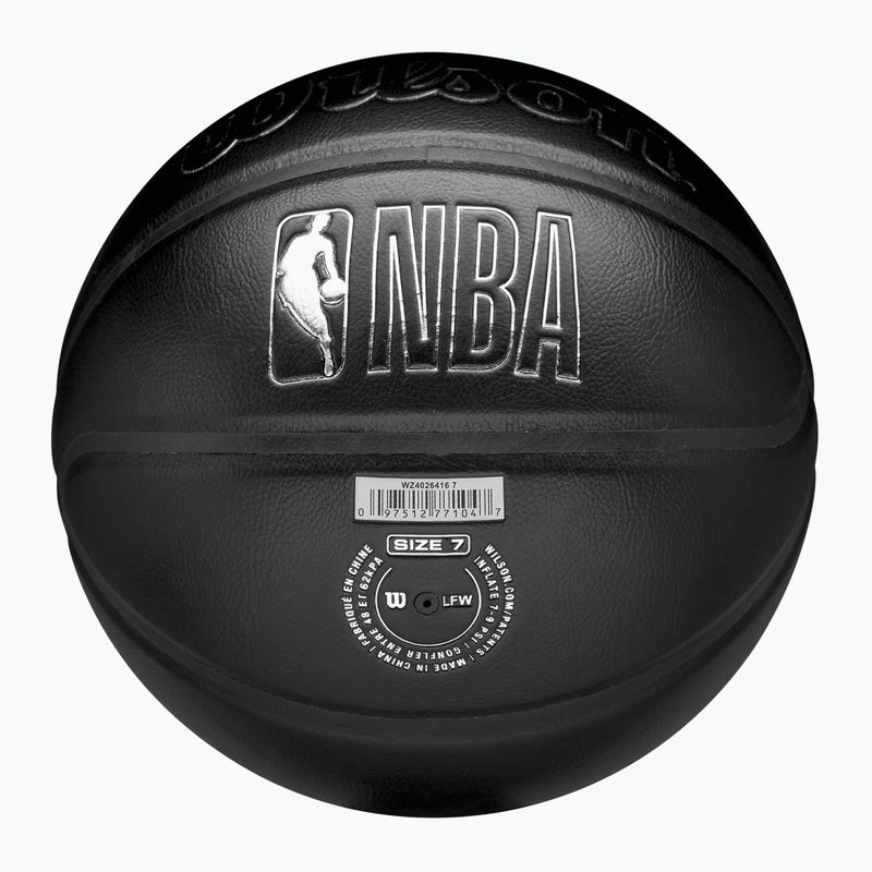 Basketbalová Lopta Wilson NBA Team Premiere Miami Heat black veľkosť 7 6