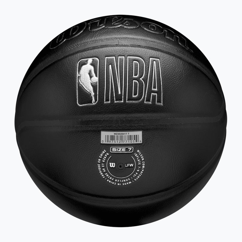 Basketbalová Lopta Wilson NBA Team Premiere Milwaukee Bucks black veľkosť 7 6
