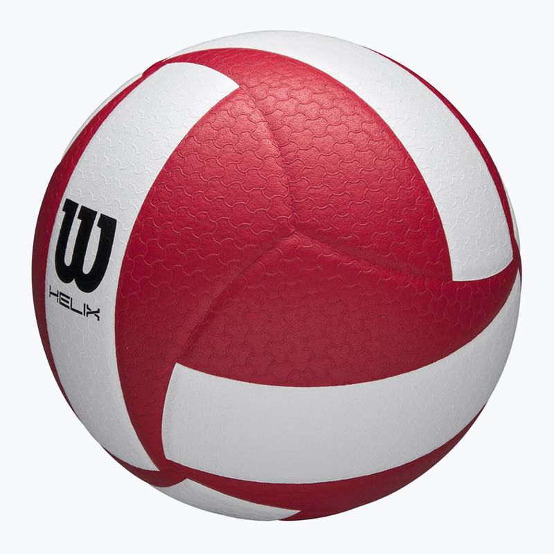 Volejbalová lopta Wilson Helix Game Ball red/white veľkosť 5 3