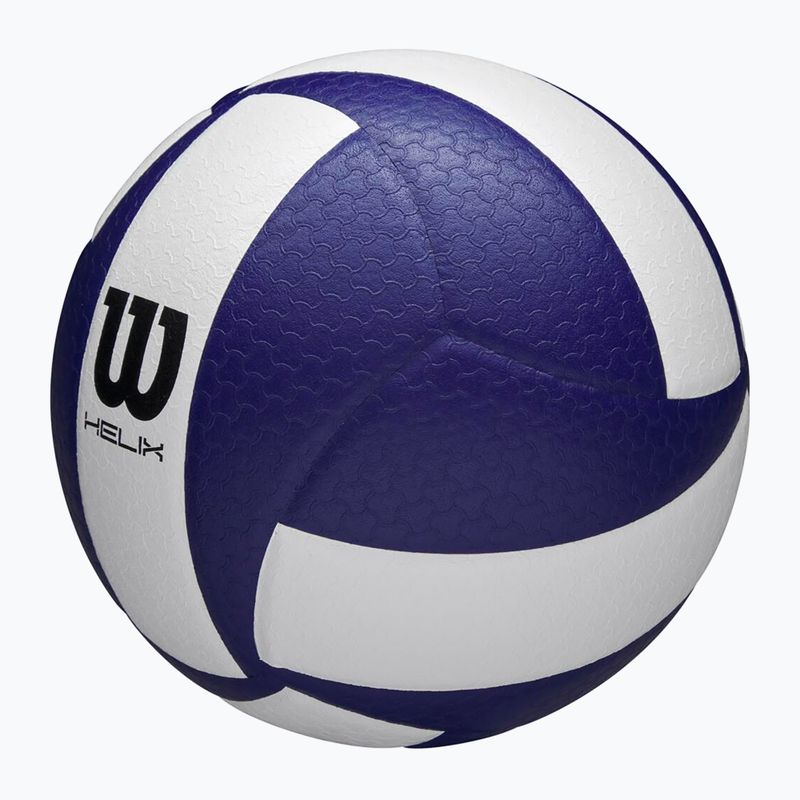 Volejbalová lopta Wilson Helix Game Ball blue/white veľkosť 5 2