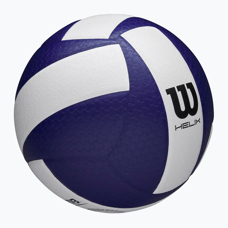 Volejbalová lopta Wilson Helix Game Ball blue/white veľkosť 5 4