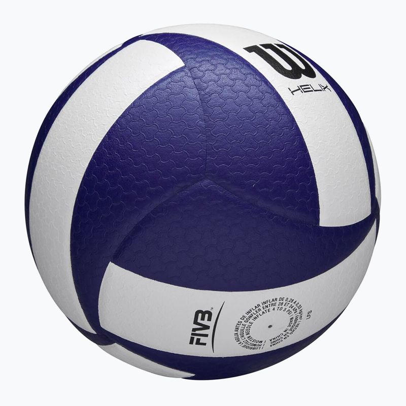 Volejbalová lopta Wilson Helix Game Ball blue/white veľkosť 5 6
