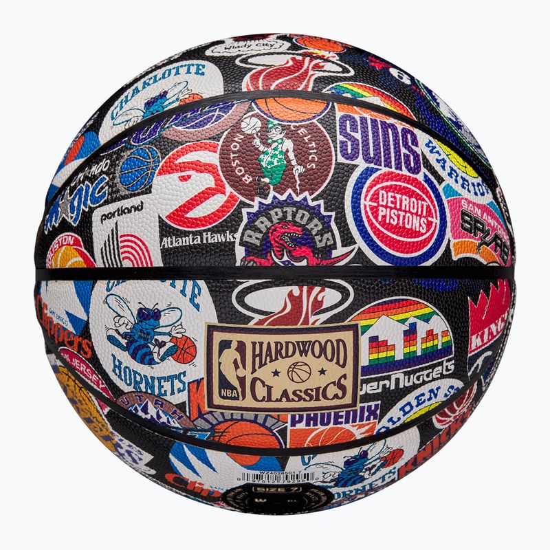 Basketbalová Lopta Wilson NBA All Team Retro multicolour veľkosť 7 7
