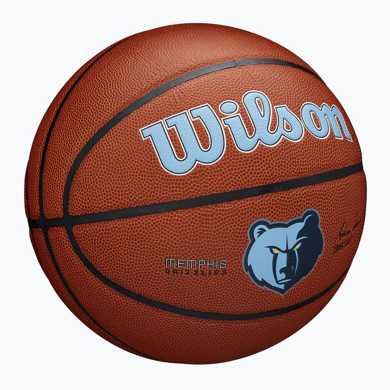 Basketbalová Lopta Wilson NBA Team Alliance Memphis Grizzlies brown veľkosť 7 2