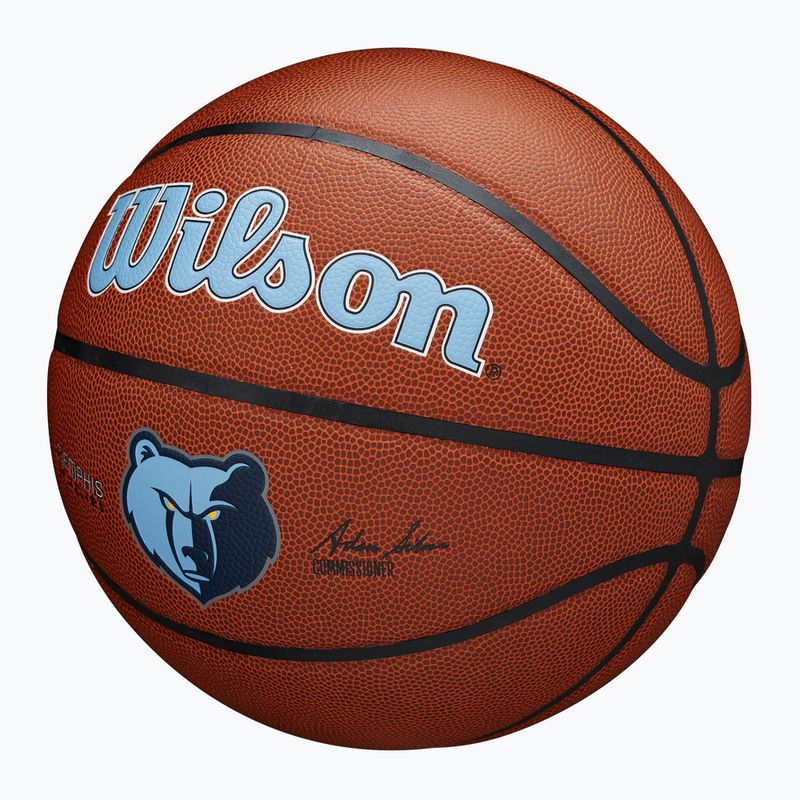 Basketbalová Lopta Wilson NBA Team Alliance Memphis Grizzlies brown veľkosť 7 3