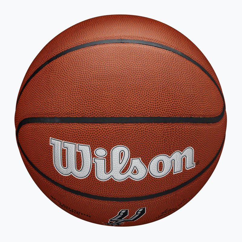 Basketbalová Lopta Wilson NBA Team Alliance San Antonio Spurs brown veľkosť 7 5