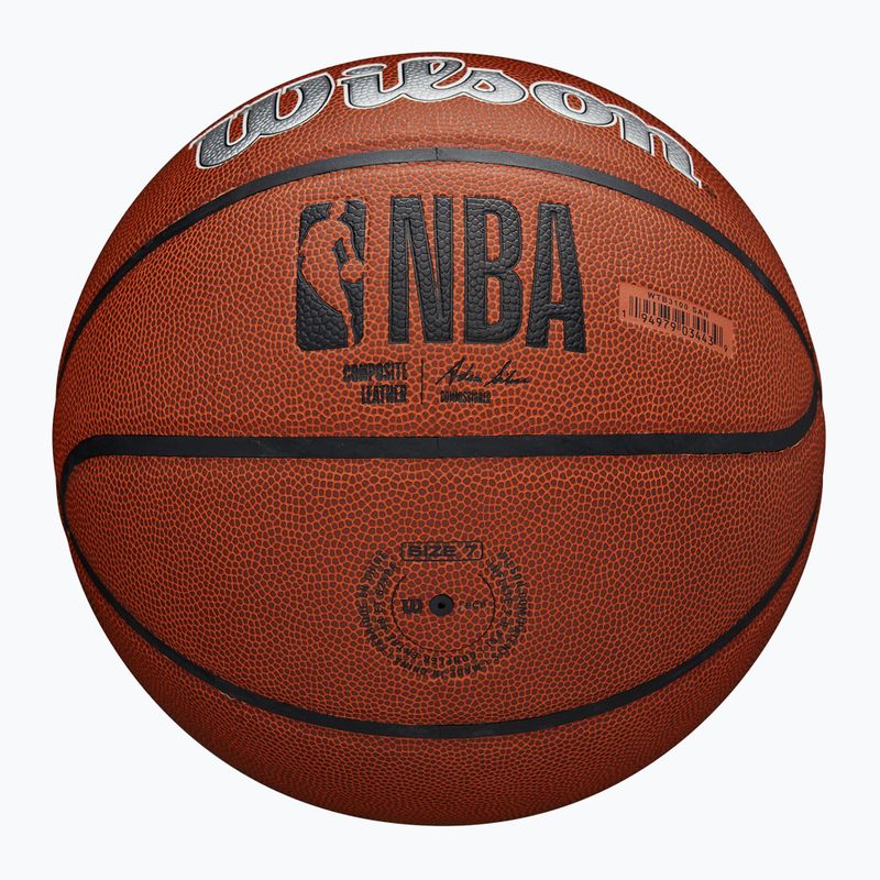 Basketbalová Lopta Wilson NBA Team Alliance San Antonio Spurs brown veľkosť 7 6