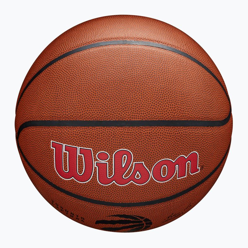 Basketbalová lopta Wilson  NBA Team Alliance Toronto Raptors hnedá veľkosť 7 5