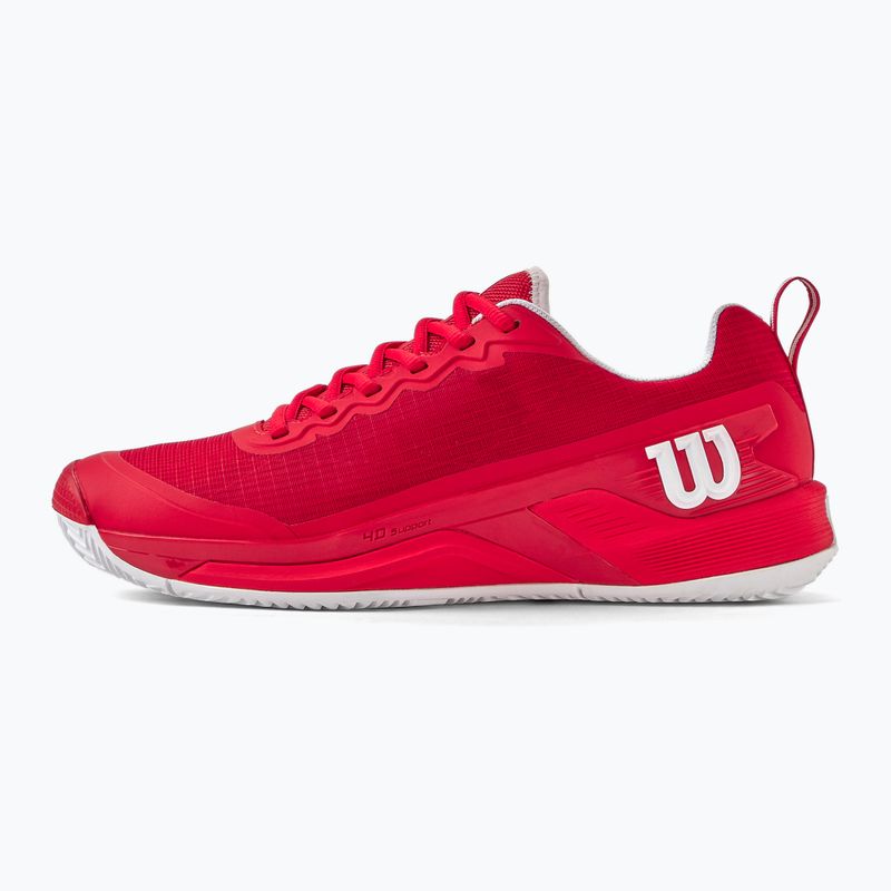 Wilson Rush Pro 4.5 Clay infrared/white pánska tenisová obuv 8