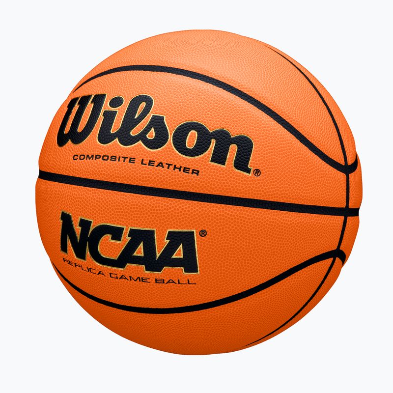 Basketbalová lopta Wilson NCAA Replica Game orange veľkosť 7 3